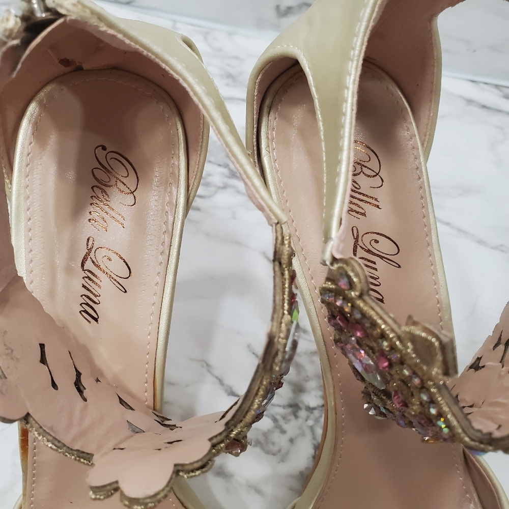 Bella Luna Rhinestone Heels - Picture 11 of 11